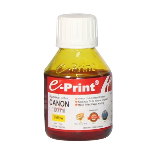Eprint Tinta Printer Canon Inkjet Bulk Ink Reguler 100ml Yellow