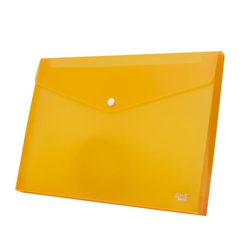 Bantex Poly Wallet Case A4 (2 Divider) Orange 8013 12
