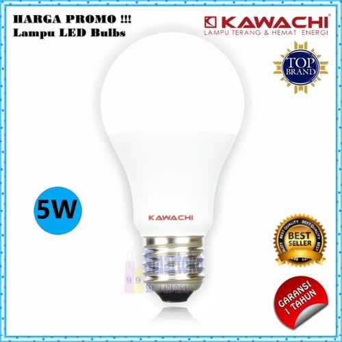 Lampu Kawachi LED Bulbs 5w Cahaya Putih