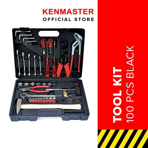 KENMASTER Tool kit BLACK Box - Eclusive 100 Pcs