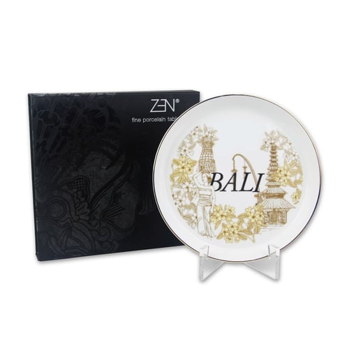 ZEN Piring Bali Edition  diameter 18 cm disertai Gift Box