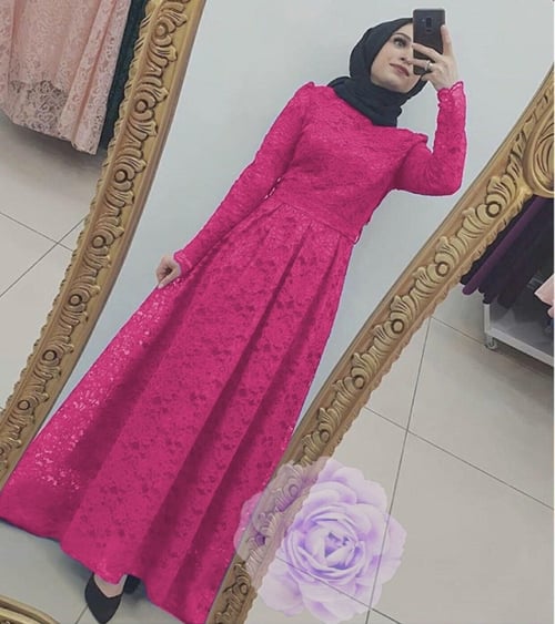 Pakaian Maxy Dress Long Blukat Fanta