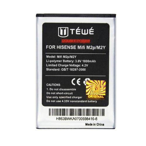 BATTERY TEWE ANDROMAX MIFI M2P / M2Y MODEM 1800MAH