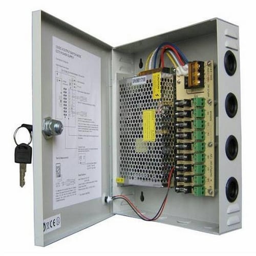 Power Supply CCTV 12 Volt 10 Ampere + Box Panel pengganti adaptor