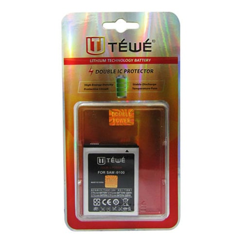 BATTERY TEWE SAMSUNG I9100/I9105/S2/ANDROMAX U DP 1650MAH