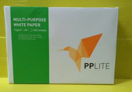 PP Lite Copy Paper A4 70g 1 box (5 Rim)