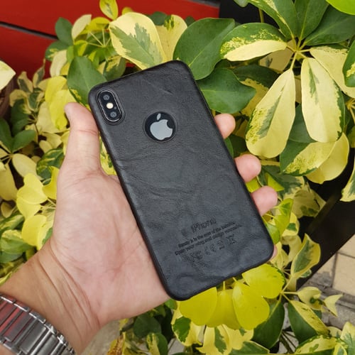 Premium Softcase Leather For Iphone XS MAX Case Kulit COKLAT