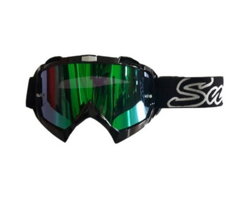 SNAIL Goggle MX18 With Revo Green Visor