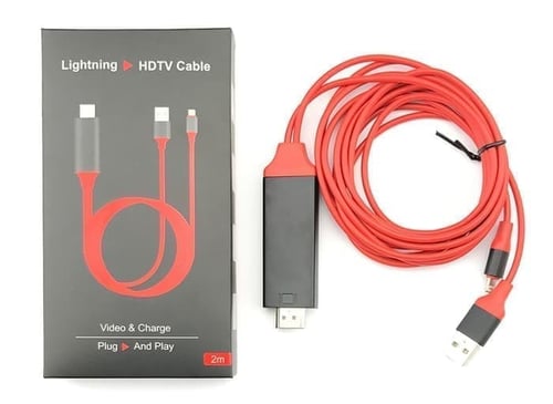 Kabel HDMI Cable to Apple iPhone 6 7 8 USB Lightning to TV