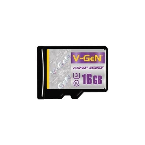 Micro SD VGEN 16GB HYPER Series MicroSD HC V-Gen 16 GB Class 10 V GEN