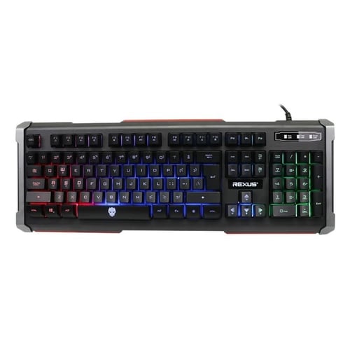 Rexus Keyboard Gaming Rexus K9SE Blacklight Rainbow Color