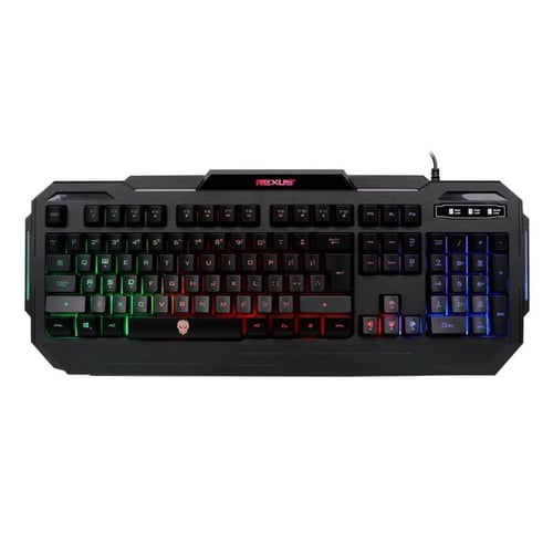 Rexus Keyboard Gaming Rexus K71 Blacklight Rainbow Color