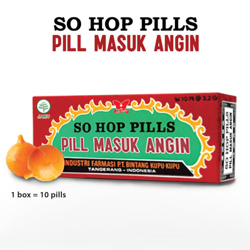 So Hop Pills Pil Herbal Masuk Angin Batuk Berdahak Sakit Kepala