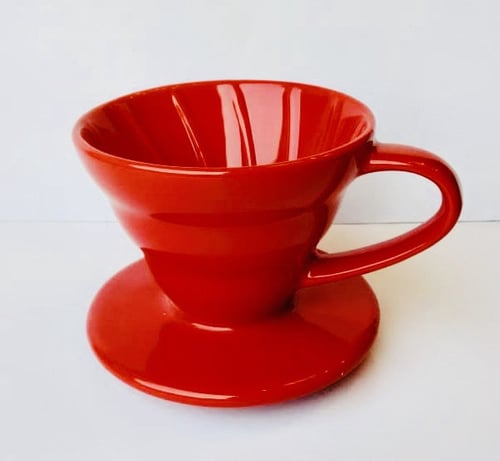 V60 Ceramic Dripper Red
