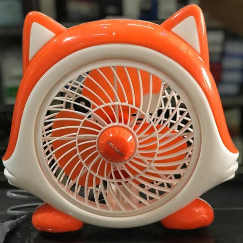Kipas Angin Karakter Rubah Lucu Kipas Angin Meja Duduk