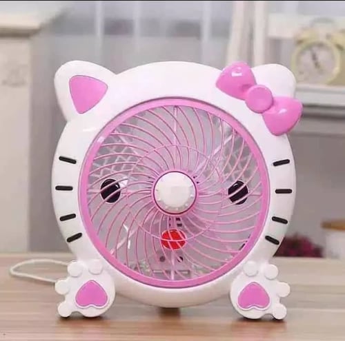 Kipas Angin Karakter Hello Kitty Lucu Kipas Angin Meja Duduk