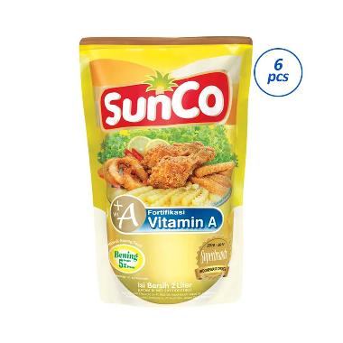 SUNCO Minyak Goreng Pouch  2 L x 6 Pcs