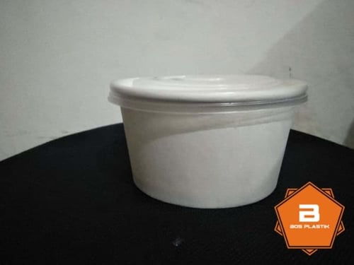 Paper bowl 650 ml + Tutup