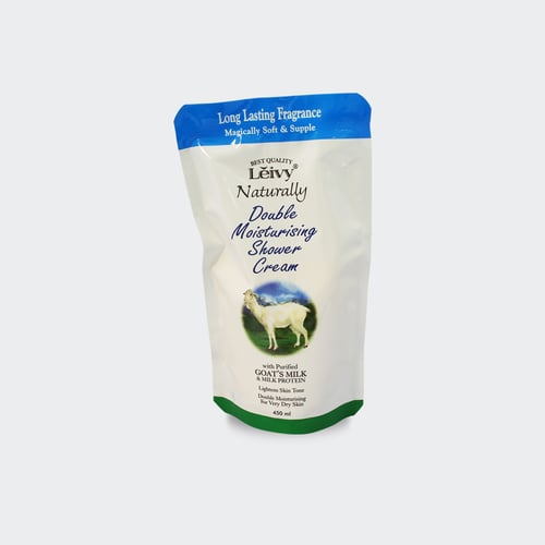 LEIVY Shower Cream Goat's Milk Reffil 450 Ml