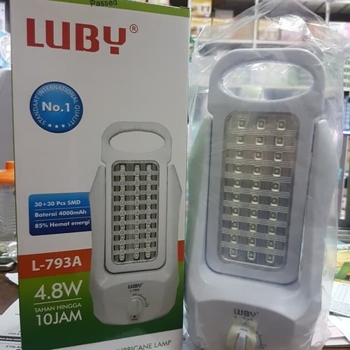 LUBY Lampu Emergency L-793A LED Rechargeable