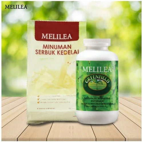 MELILEA Paket Detox 2 in 1 Greenfield Organic & Serbuk Susu Kedelai