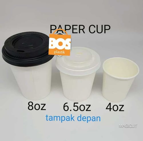 Paper Cup Polos 4 oz (Isi 50 Pcs)