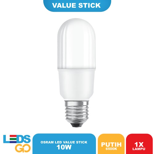 OSRAM Lampu Bohlam LED Value Stick 10 Watt Putih