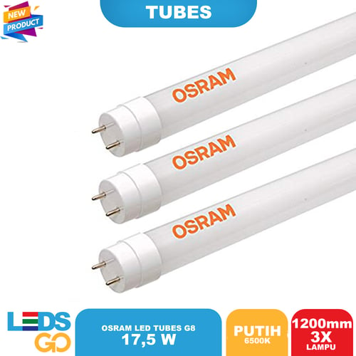 OSRAM Lampu Tube LED 17,5 Watt Putih 1200mm SPECIAL ISI 3