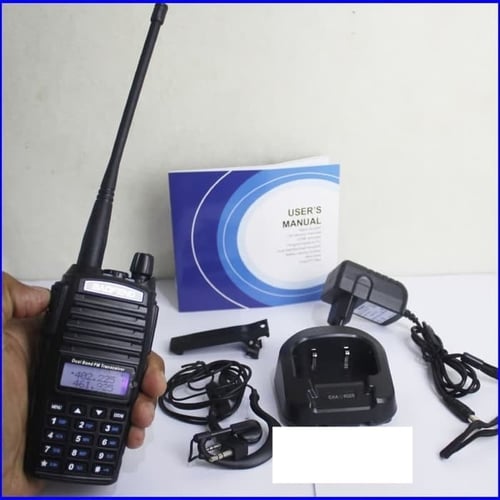 Radio HT Handy Talkie Walkie-talkie Baofeng UV 82 Free Headset