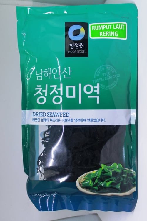 chung jung one dried seaweed - myeok 100 gr
