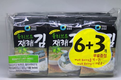 chung jung one nori 6+3 - rumput laut