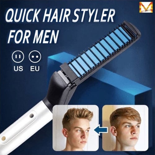 Quick Hair Styler Comb Curling Iron