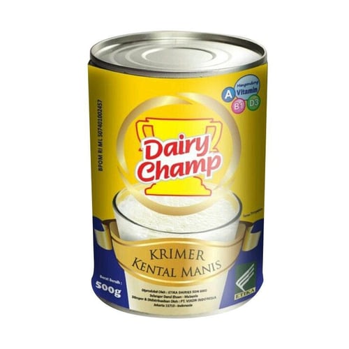 Dairy Champ Sweetened Creamer Susu Kental 500 gr/48 tins