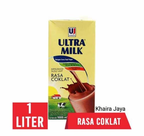 Susu Cair UHT Ultra Milk Coklat 1000mL