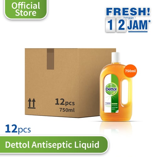 DETTOL Antiseptic Liquid 750 ml - 12 pcs