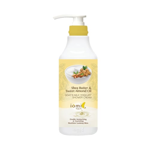 IOMI Yoghurt Milk Shower Cream Shea Butter Sweet Almond Oil 1000ML