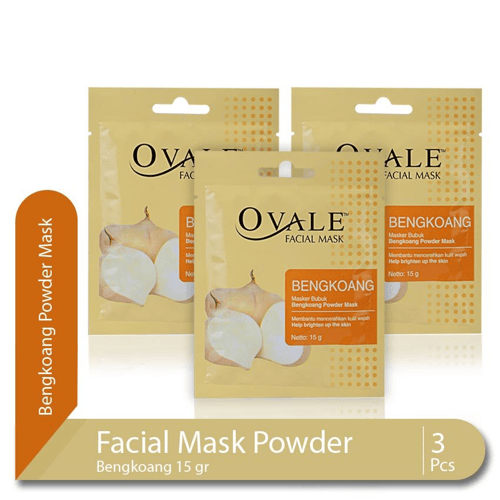 Multipack Ovale Face Mask Powder Bengkoang isi 3