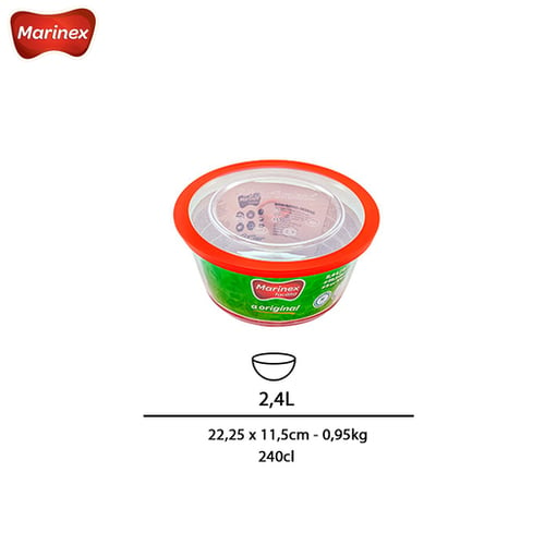 Marinex Mixing Bowl with Lid 2,4L - 6726