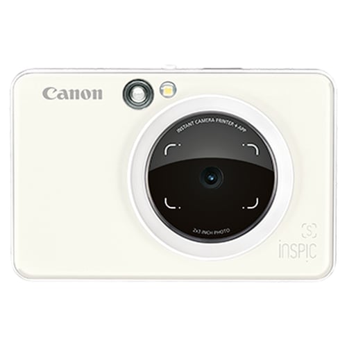 Canon iNSPiC Instant Camera Printer ZV-123A - Pearl White