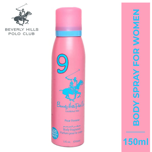 BEVERLY HILLS POLO CLUB 9  Deodorant Body Spray Woman - 150ml