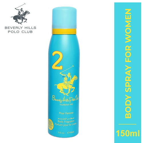 BEVERLY HILLS POLO CLUB 2  Deodorant Body Spray Woman - 150ml