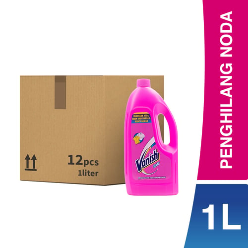 VANISH Liquid Bottle 1L (12 Pcs)