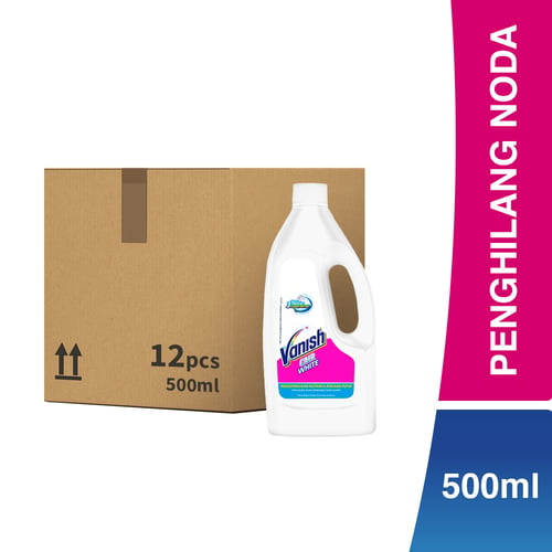 VANISH White Liquid Bottle 500 ml (12 Pcs)