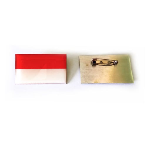 Pin Bendera Merah Putih Paskibraka ukuran 2 cm x 3 cm