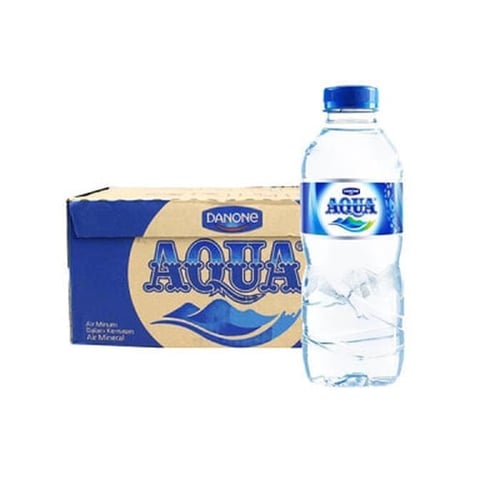 AQUA Botol Air Mineral Kemasan 330 mL/ 24 Botol