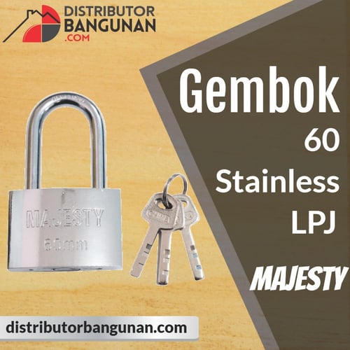 Gembok 60 Stainles Lpj MAJESTY