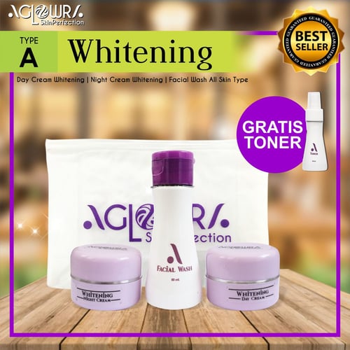 AGLOWRA Paket Whitening Tipe A - Cream Pemutih Wajah