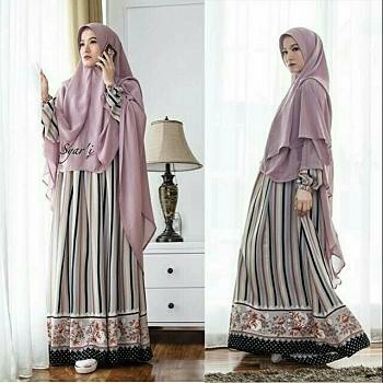 Gamis Sherly Jumbo Busui Maxi Dress Syari Muslimah
