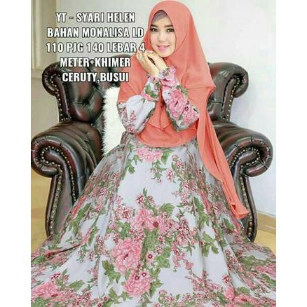 Gamis Helen Jumbo Busui Maxi Dress Syari Muslimah
