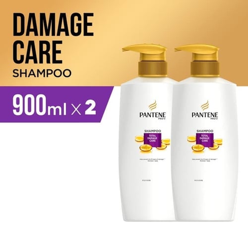 PANTENE Shampoo Total Damage Care 900ml Paket Isi 2